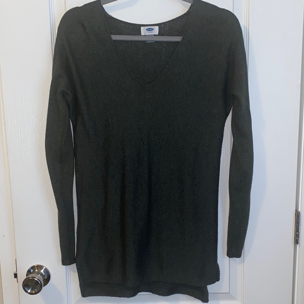 V-Neck Pullover Sweater Top